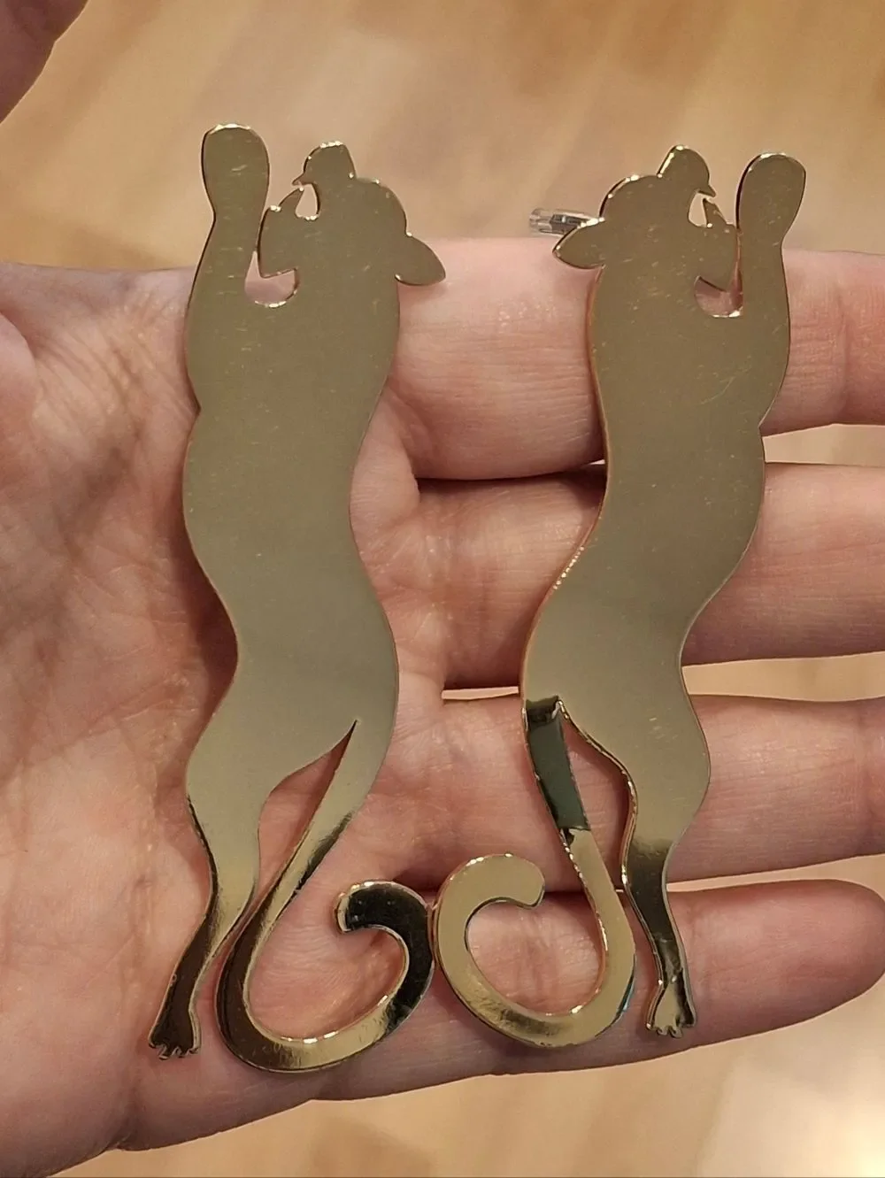 Leopard Golden Plated Earrings